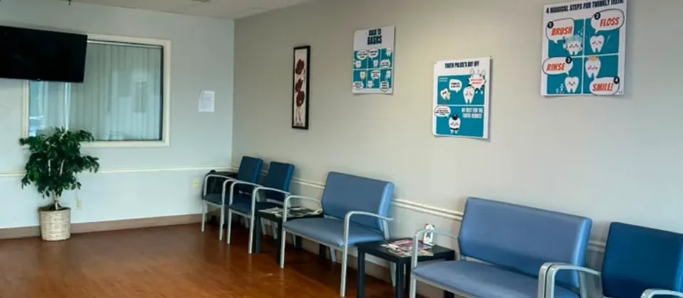 Waiting area at Dentist in Louisville
